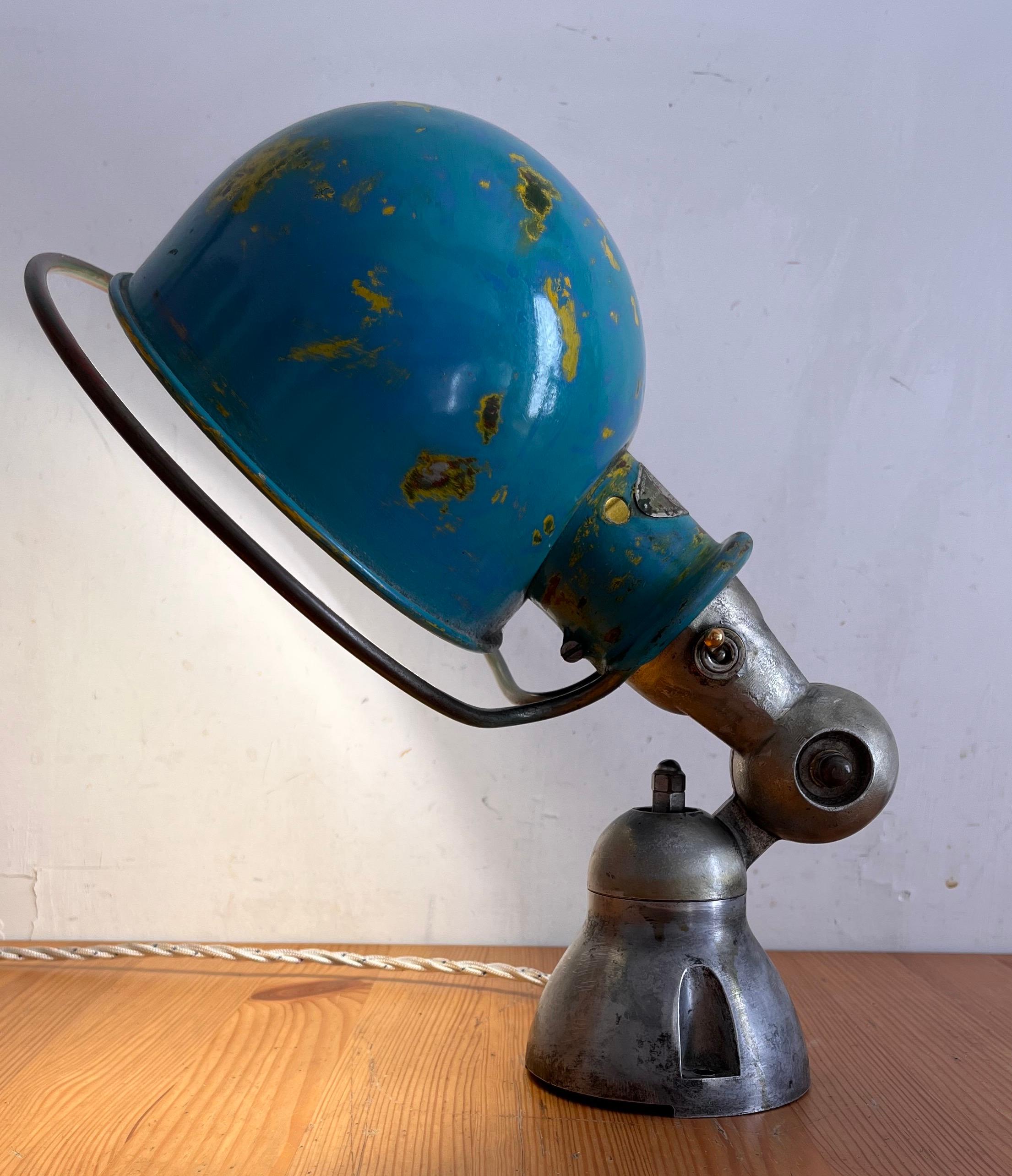 Industrial wall sconce by Jean-Louis Domecq for Jieldé For Sale 4