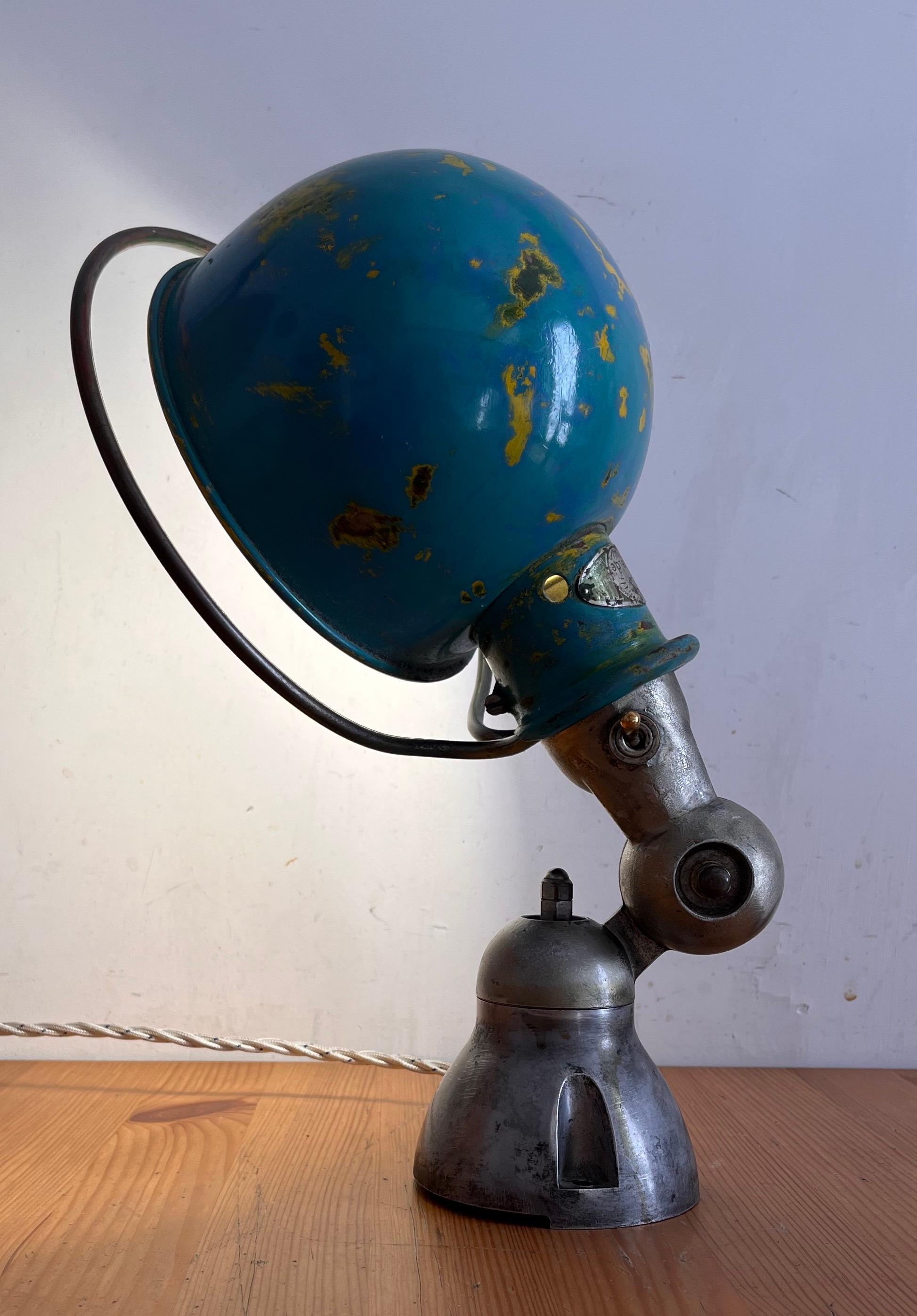 Industrial wall sconce by Jean-Louis Domecq for Jieldé For Sale 1