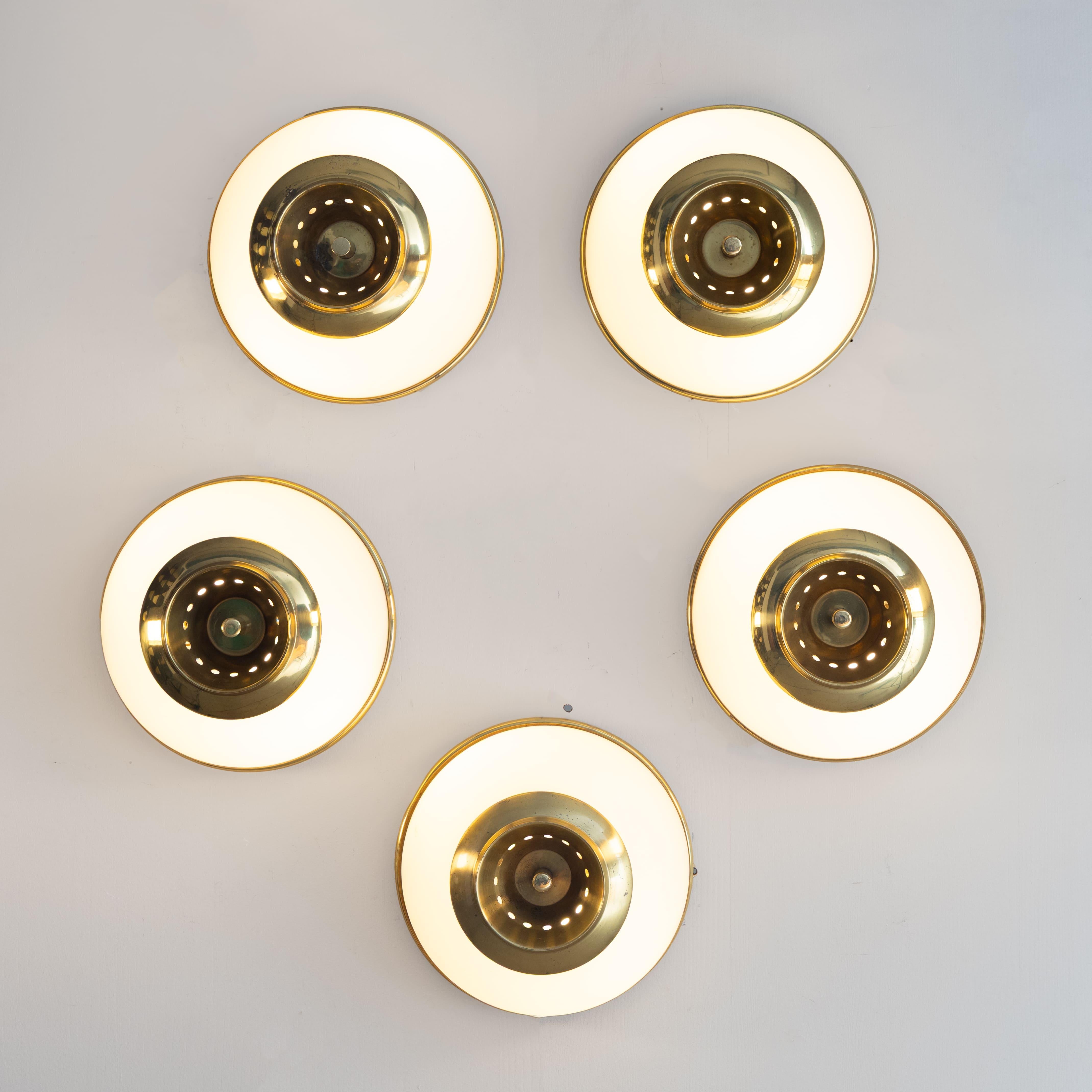 Aplique LSP3 Luigi Caccia Dominioni Azucena Moderno de mediados de siglo en venta