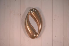 Applique murale en bronze design 1960's