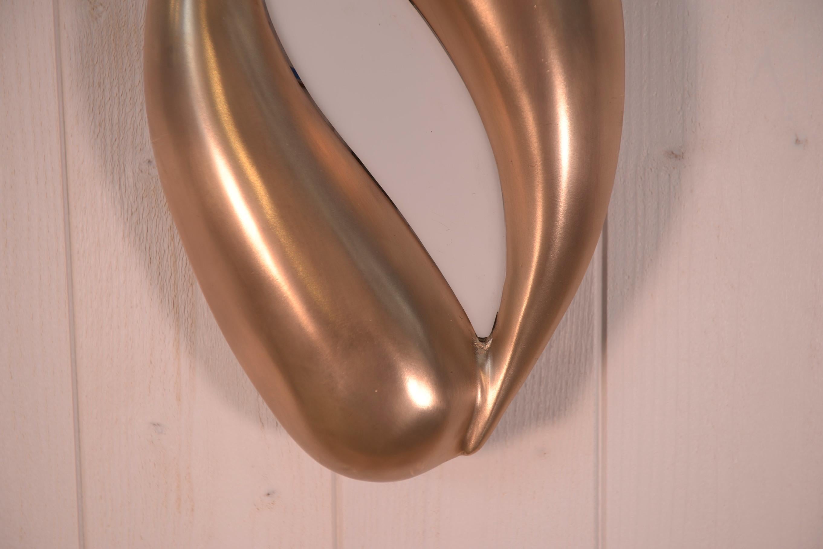 Bronzo Applique murale in bronzo design anni '60 in vendita