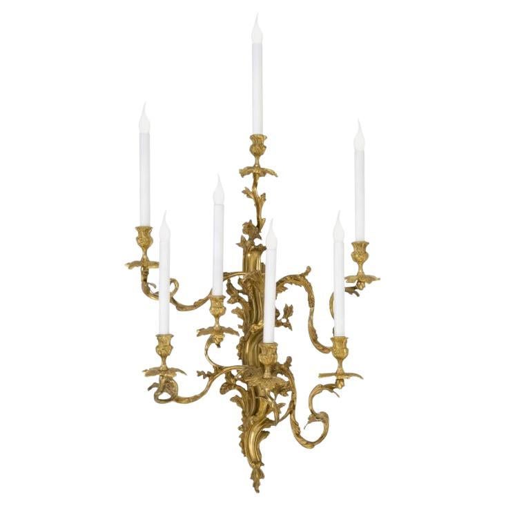 Palmira wall sconce 7 lights with leaves