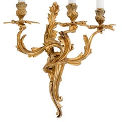 Applique Palmira a tre luci con foglie