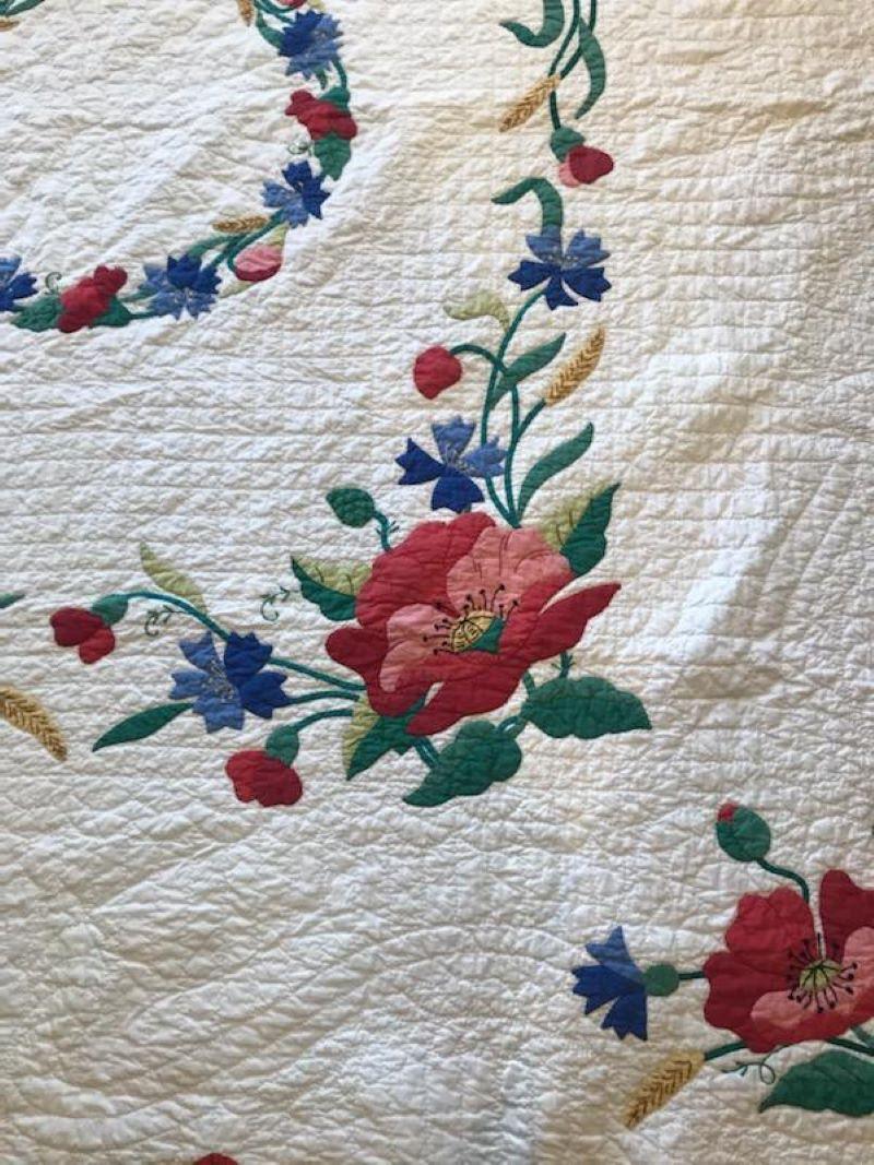 vintage poppy quilt pattern
