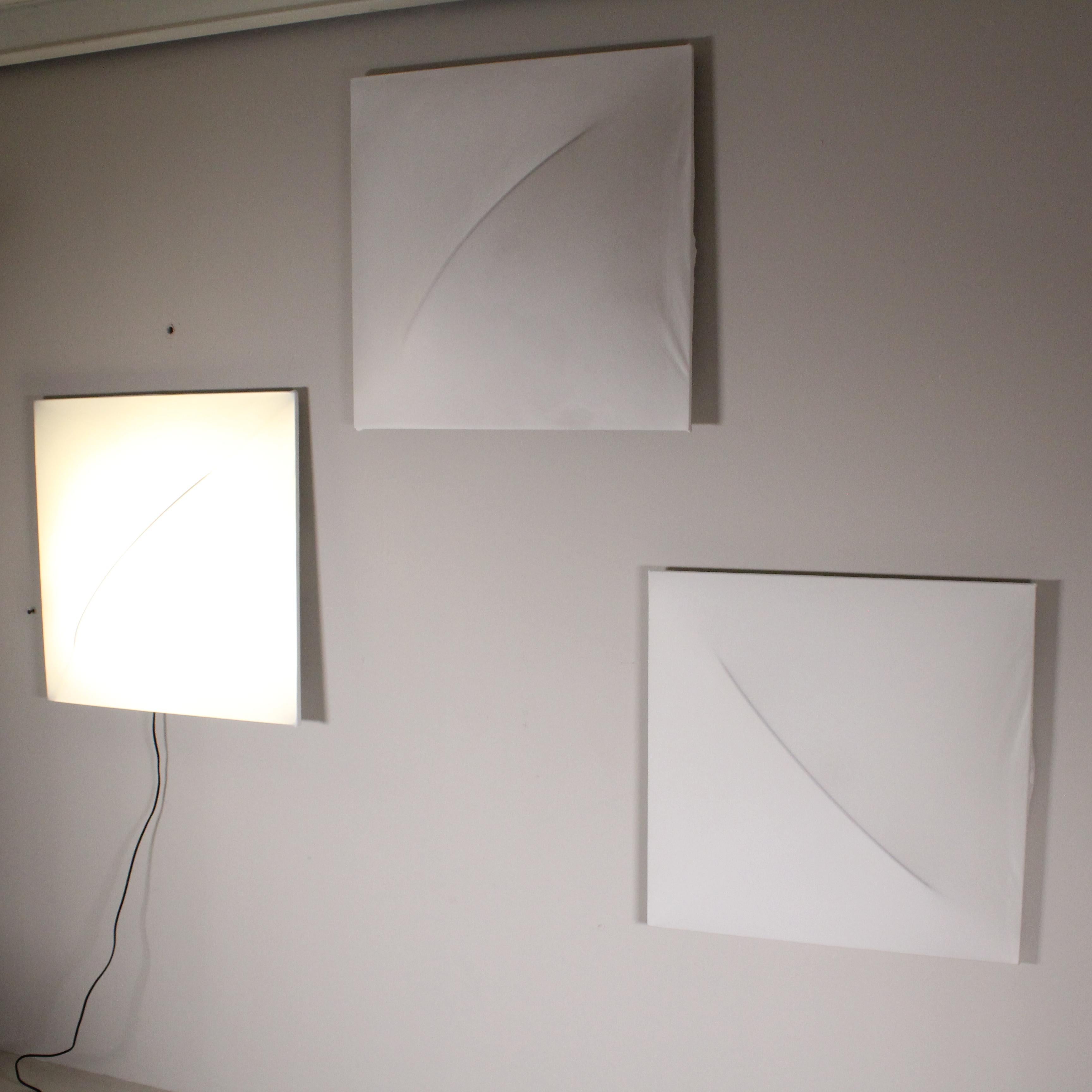 Metal Saori wall sconce, Kazuhide Takahama, Sirrah, 1970