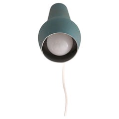 Scandinavian wall sconce 1950s/60s light blue