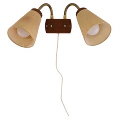 Scandinavian wall sconce with two point lights