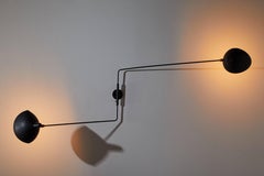 Applique Simple à Deux Bras par Serge Mouille