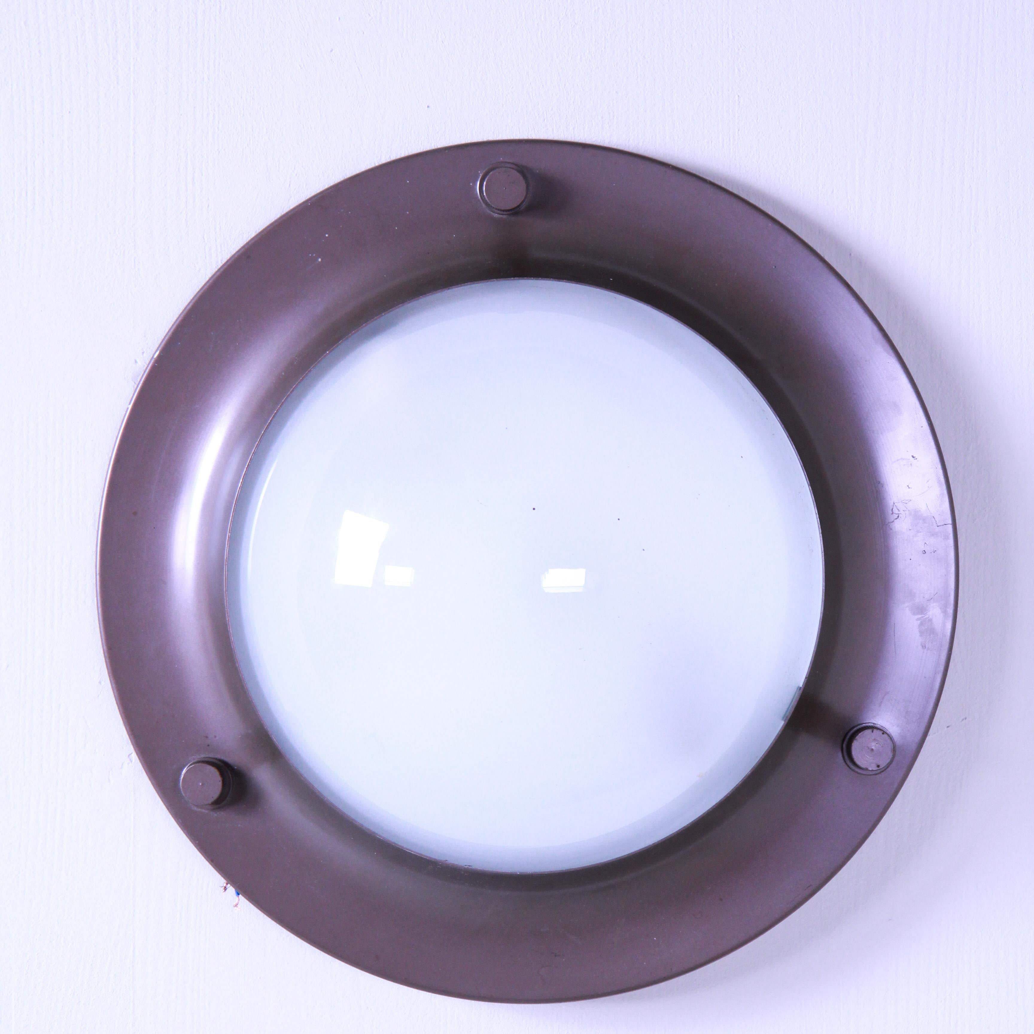 Brass Tommy LSP6 wall sconce, Luigi Caccia Dominioni, Italy, 1965 For Sale