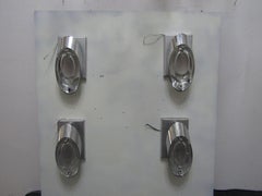 midcentury Appliques by Oscar Torlasco for Stilkronen, 1970s, Set of Four