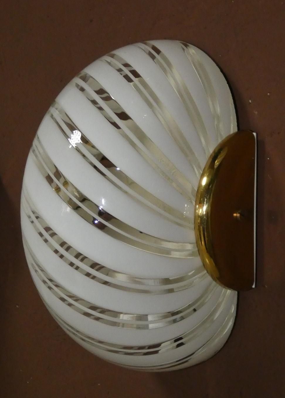 Italian Appliques in Vetro di Murano di F. Fabbian, Italia anni '70 in vendita