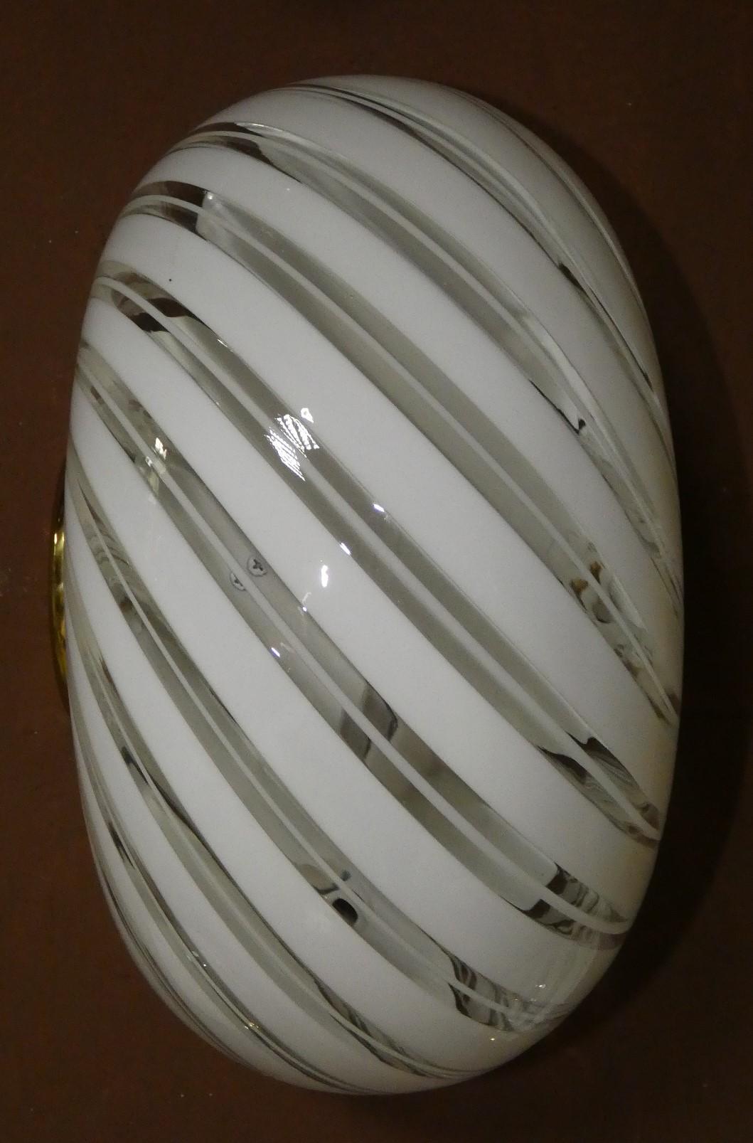 Appliques in Vetro di Murano di F. Fabbian, Italia anni '70 In condizioni ottime in vendita a modena, Emilia-Romagna