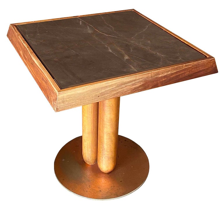 Appoggio Moresco Square Coffee Table By Ferdinando Meccani For Sale at
