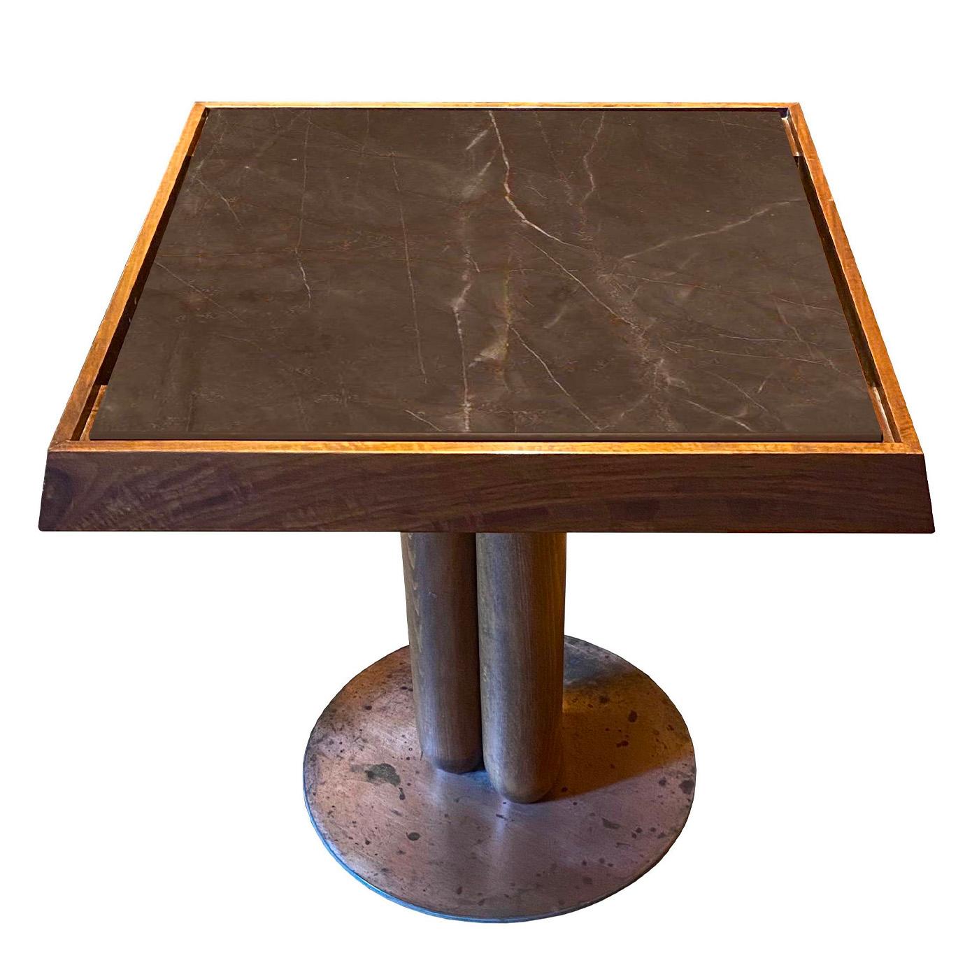 Appoggio Moresco Square Coffee Table By Ferdinando Meccani In New Condition For Sale In Milan, IT