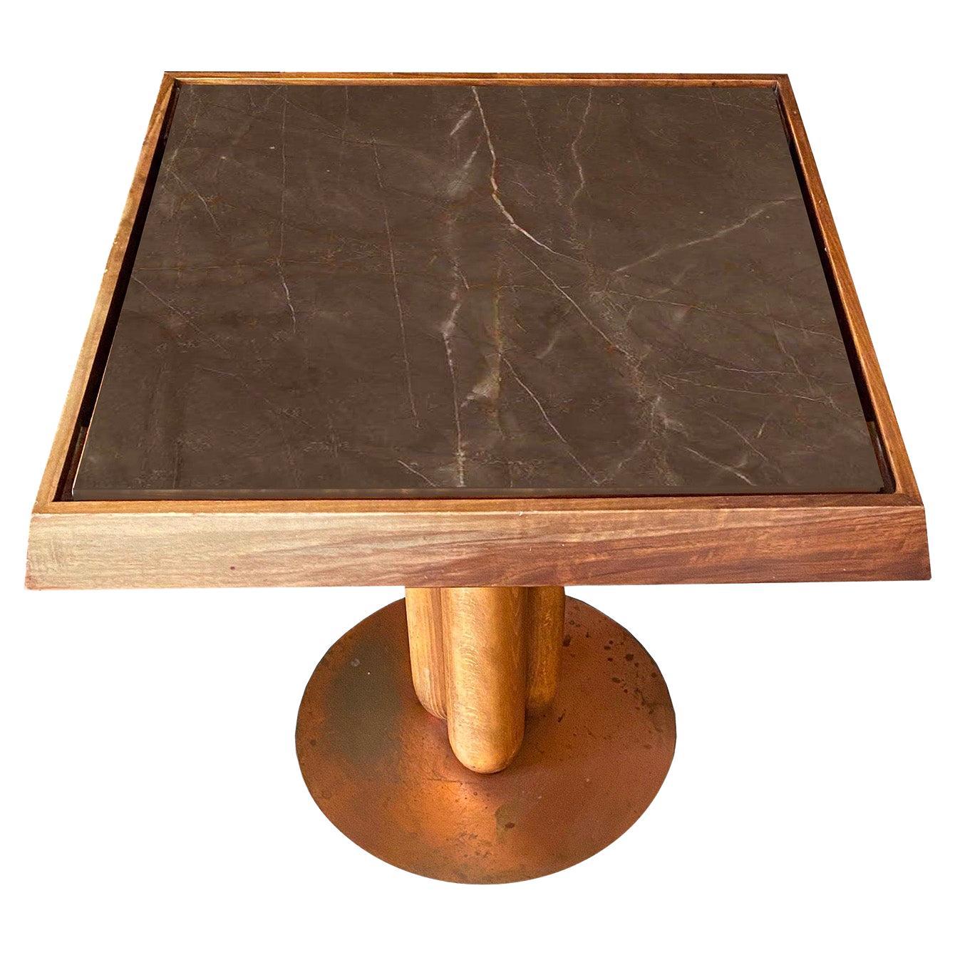 Appoggio Moresco Square Coffee Table By Ferdinando Meccani For Sale