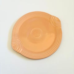 Apricot Fiestaware Cake Plate