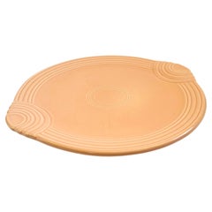 Apricot Fiestaware Cake Plate