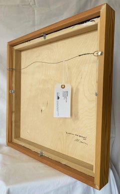 'Bloom in the Broken' di April Dawes, pittura a olio su pannello di betulla