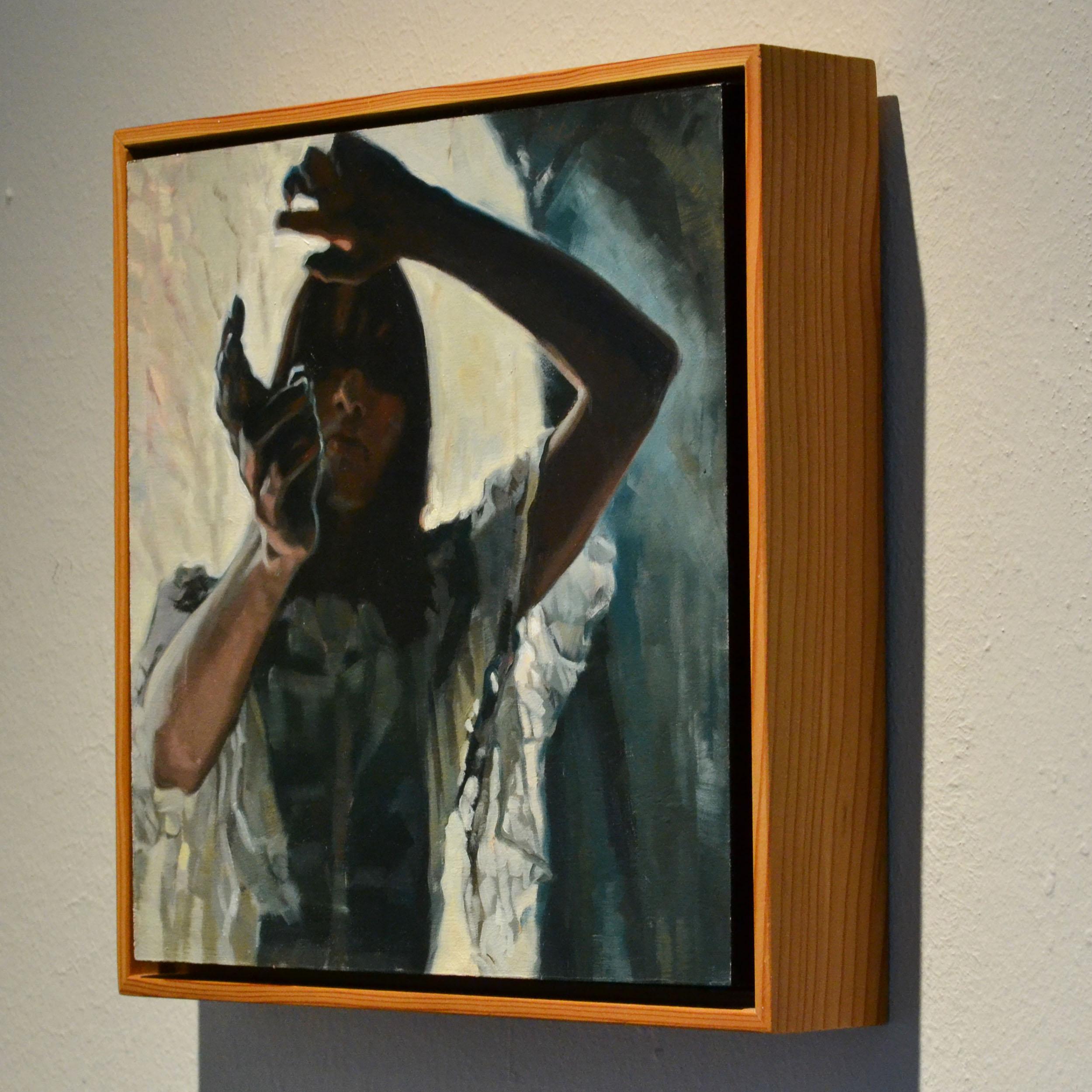 'Paramount Alchemy' by April Dawes, Oil on Birch Panel Painting For Sale 4