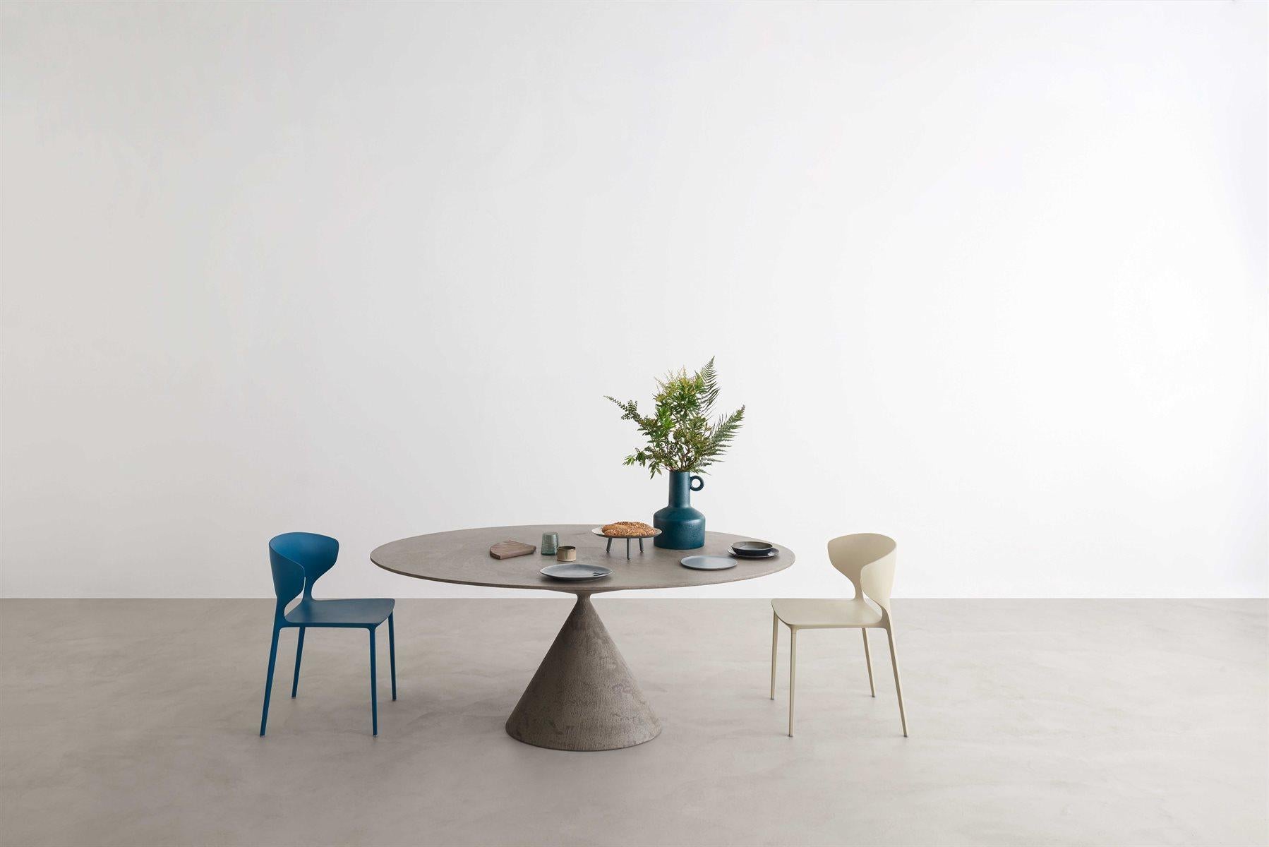 APRIL Desalto OUTDOOR OVAL Clay Table  Designed by Marc Krusin 7