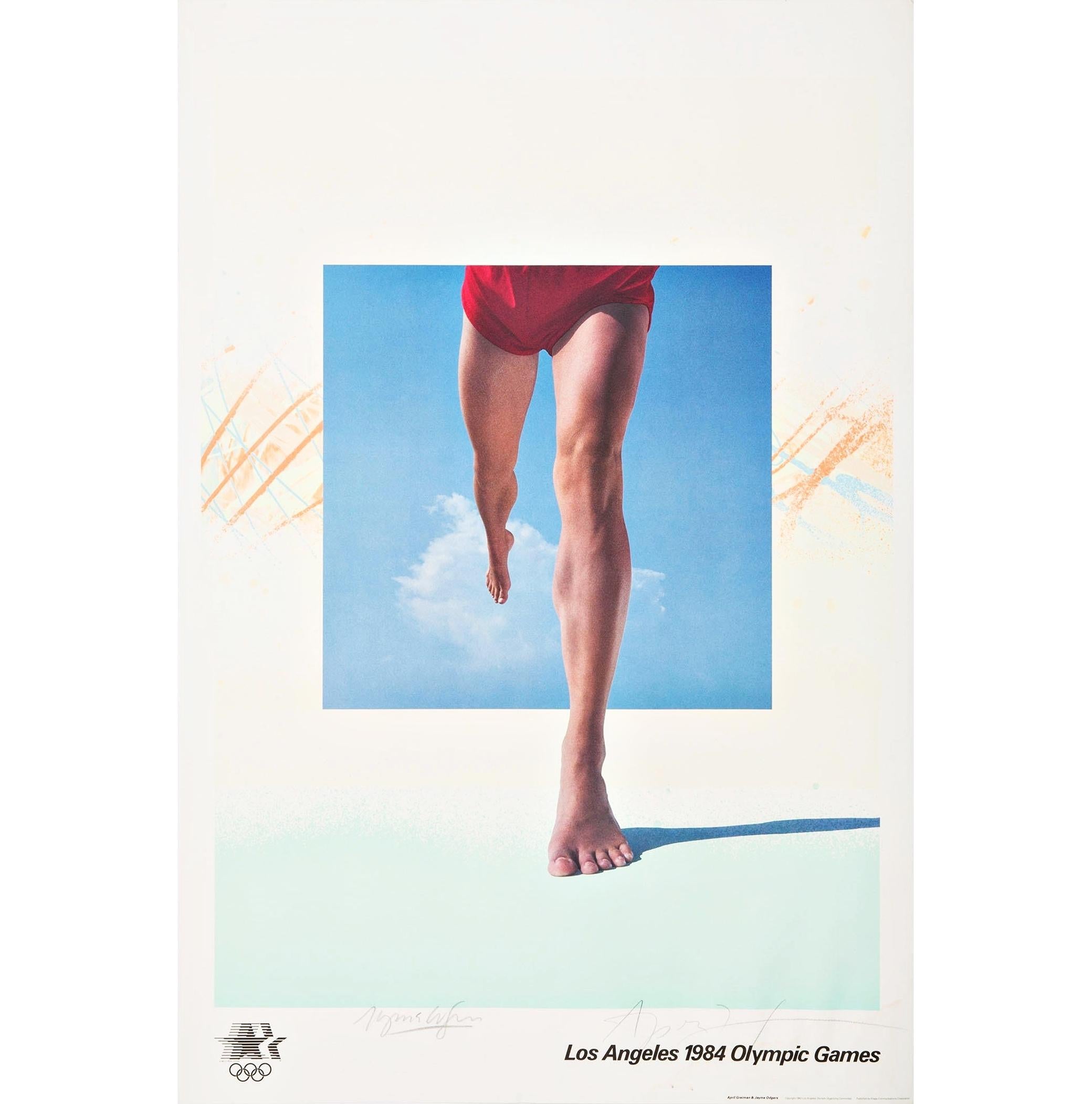  1984 Olympic Games Print (Hand Signed by both April Greiman and Jayme Odgers) For Sale 2