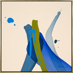 „Together 10“ Abstraktes Gemälde mit anmutiger Bewegung