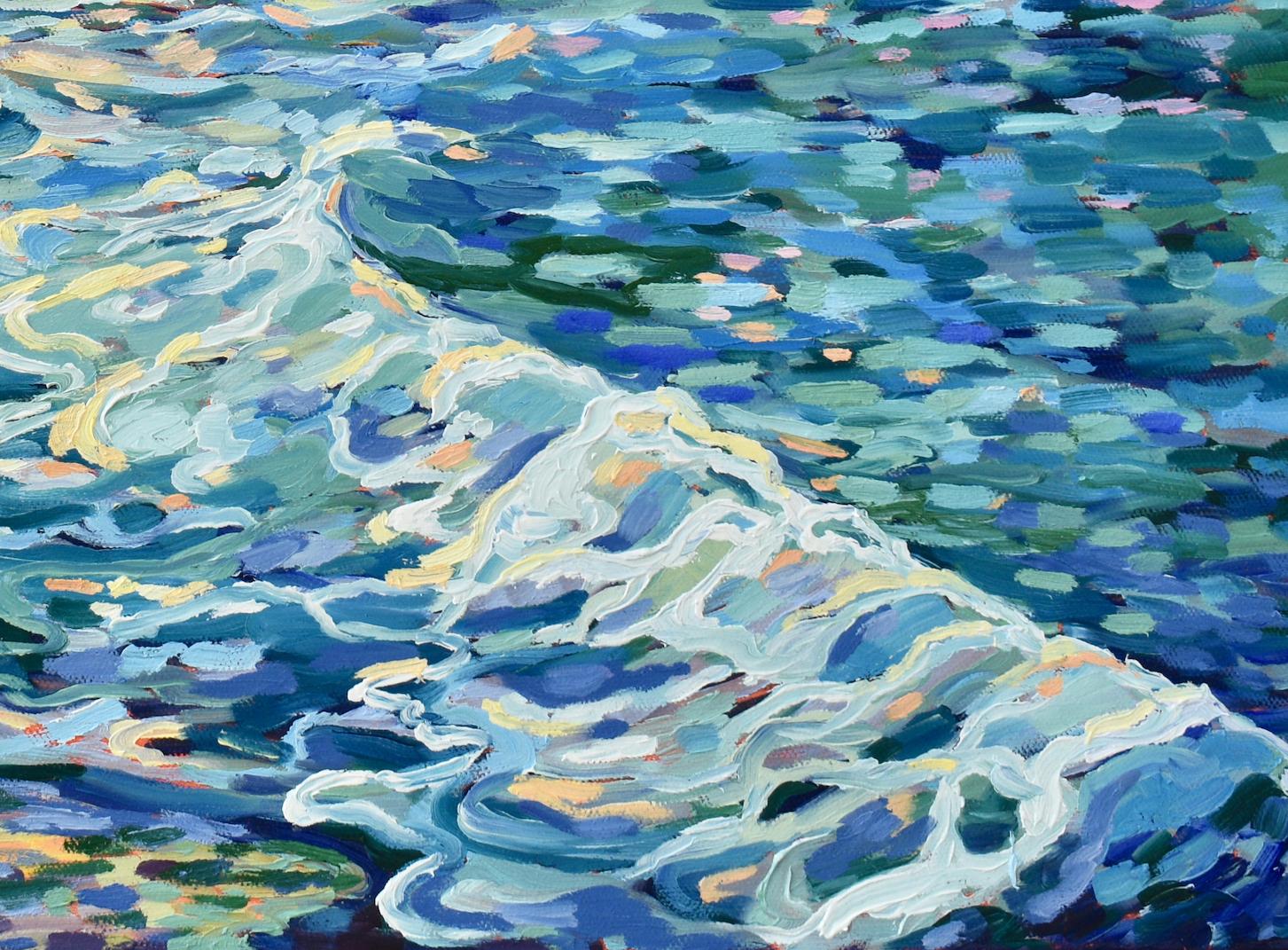 Gulf Coast Paradise, Original Contemporary Impressionist Landscape Painting For Sale 2