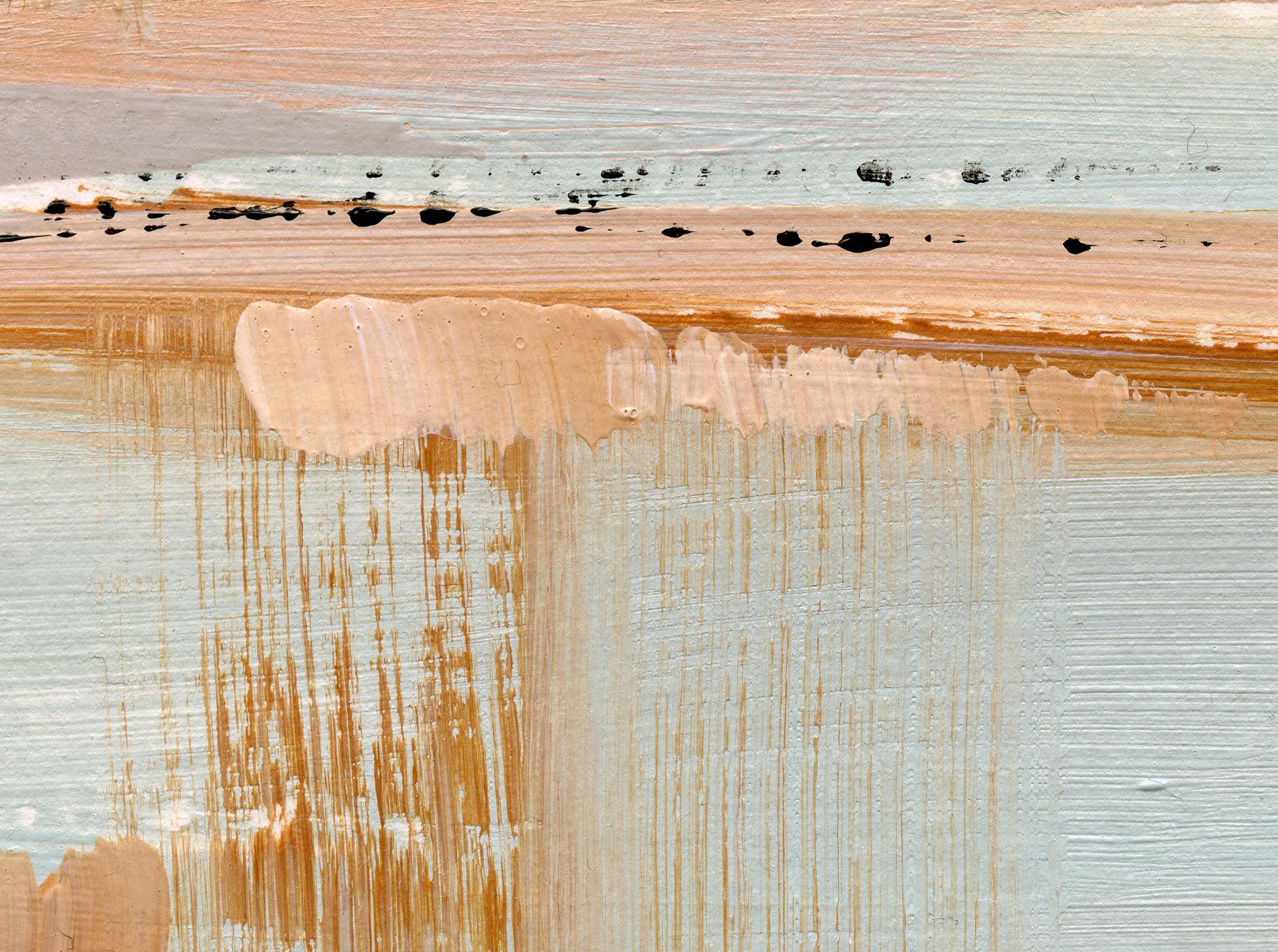 Neutrale Wüste I, Original zeitgenössische abstrakte Landschaft, Acrylgemälde – Painting von April Moffatt