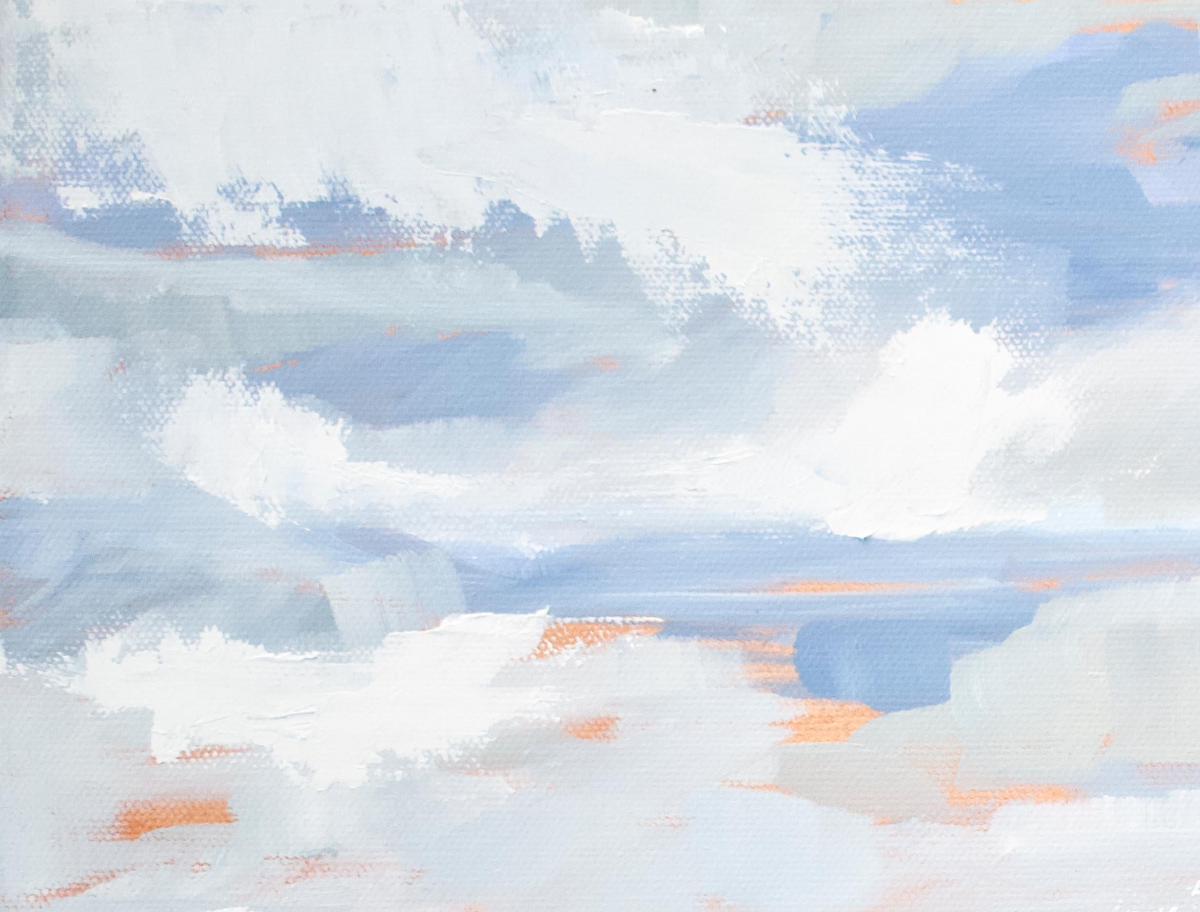 Upstate South Carolina, pittura ad olio di paesaggio impressionista originale firmata - Painting Impressionismo astratto di April Moffatt
