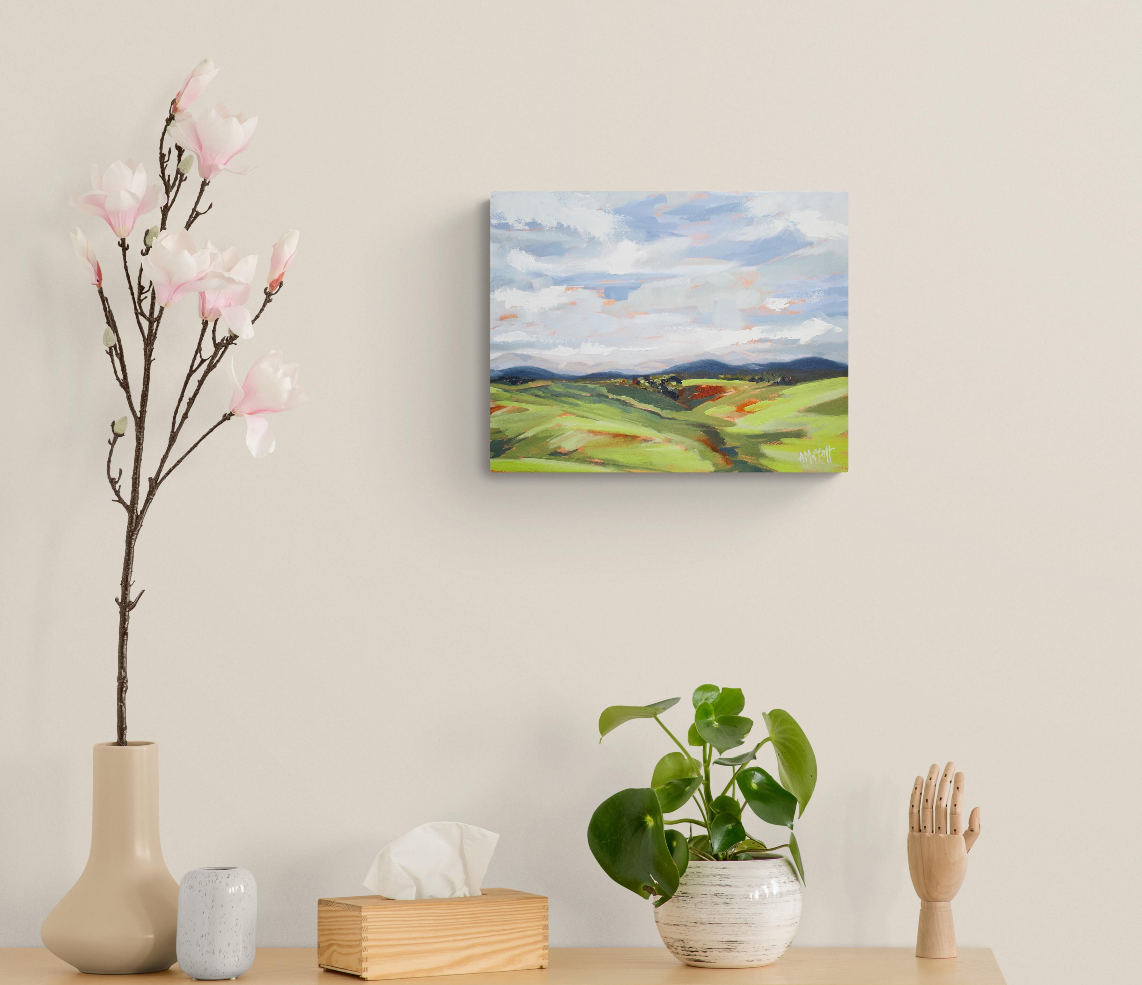 Upstate South Carolina, Original Signed Impressionist Landscape Oil Painting For Sale 4