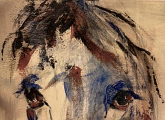 Wild Beauty, Original Signed Contemporary Farmhouse Equestrian Painting