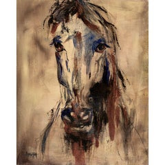Wild Beauty, Original Signed Contemporary Farmhouse Equestrian Painting