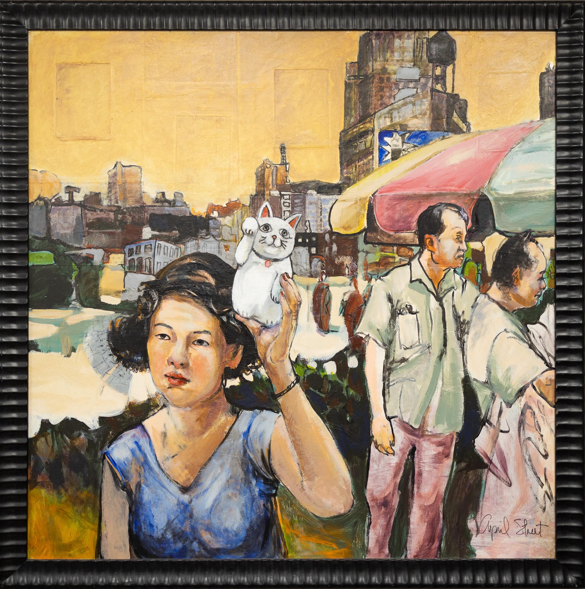 „Der Wasserturm“ – Painting von April Street