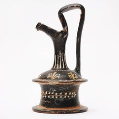 Apulian Hand-Painted Epichysis 'Jug', circa 300-400 BC