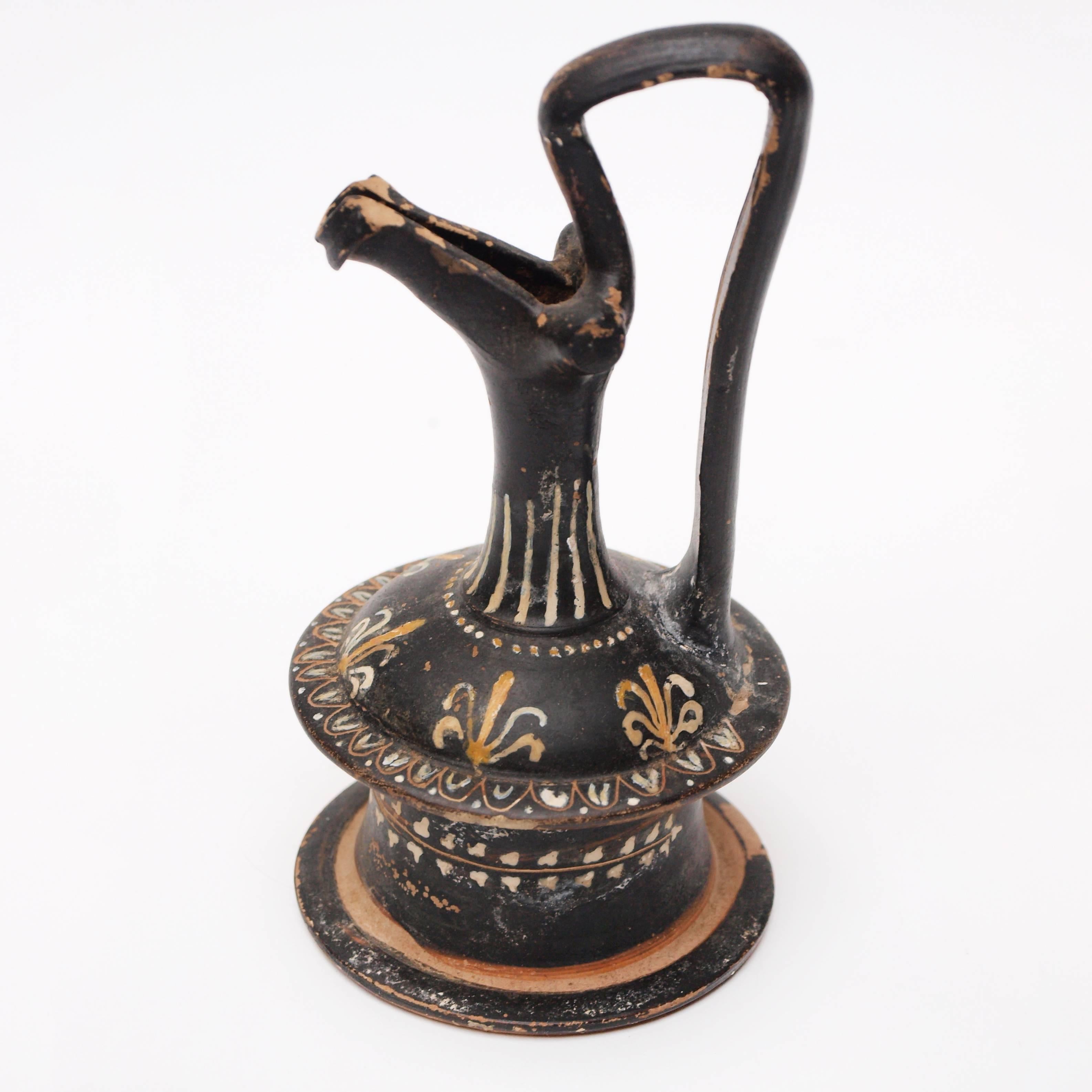Classical Greek Apulian Hand-Painted Epichysis 'Jug', circa 300-400 BC