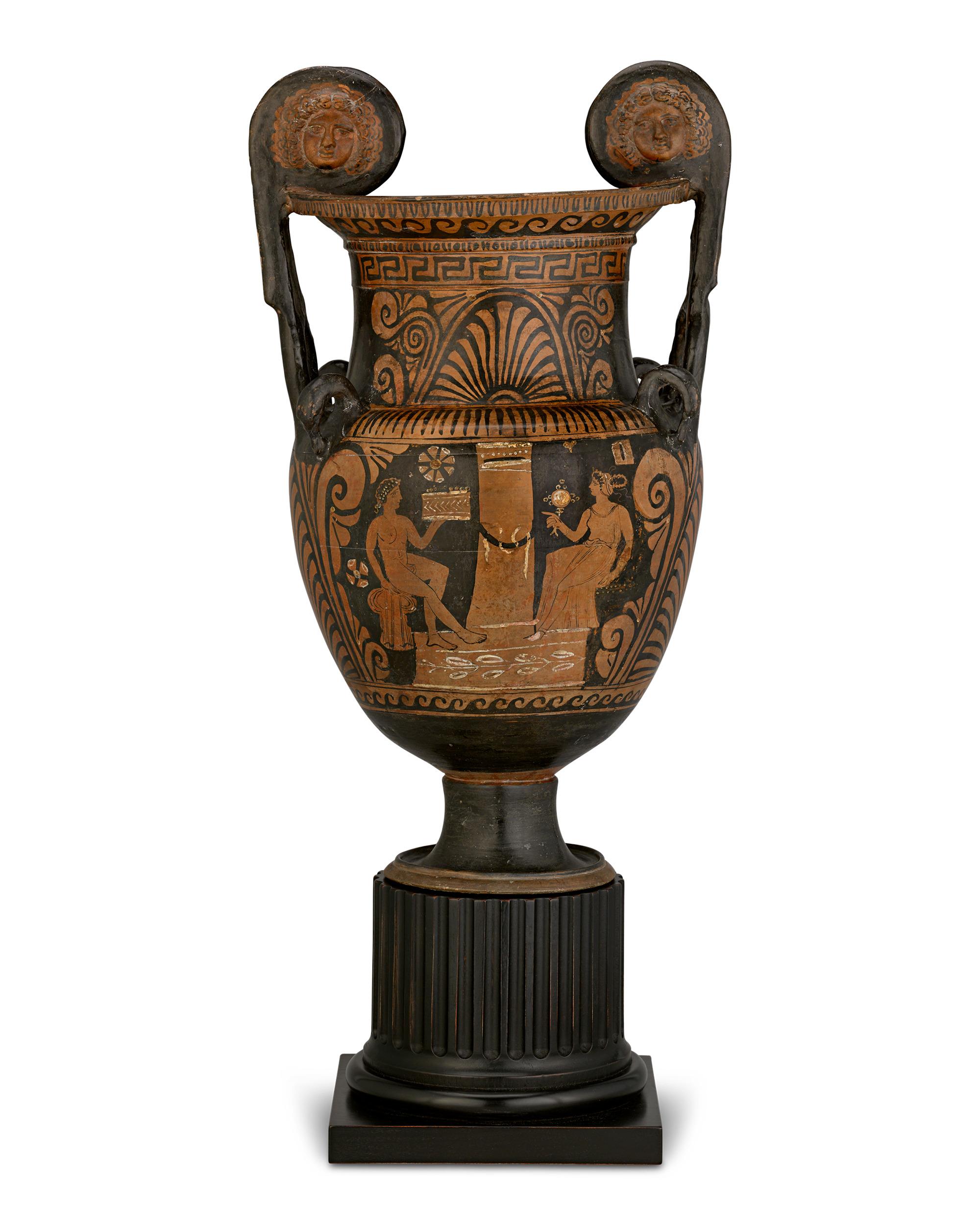 Apulian Red-Figure Volute Krater For Sale 1