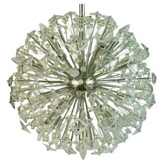 A Sputnike Crystal Prisims and Ball Chandelier Designed by Kate Spade 2012