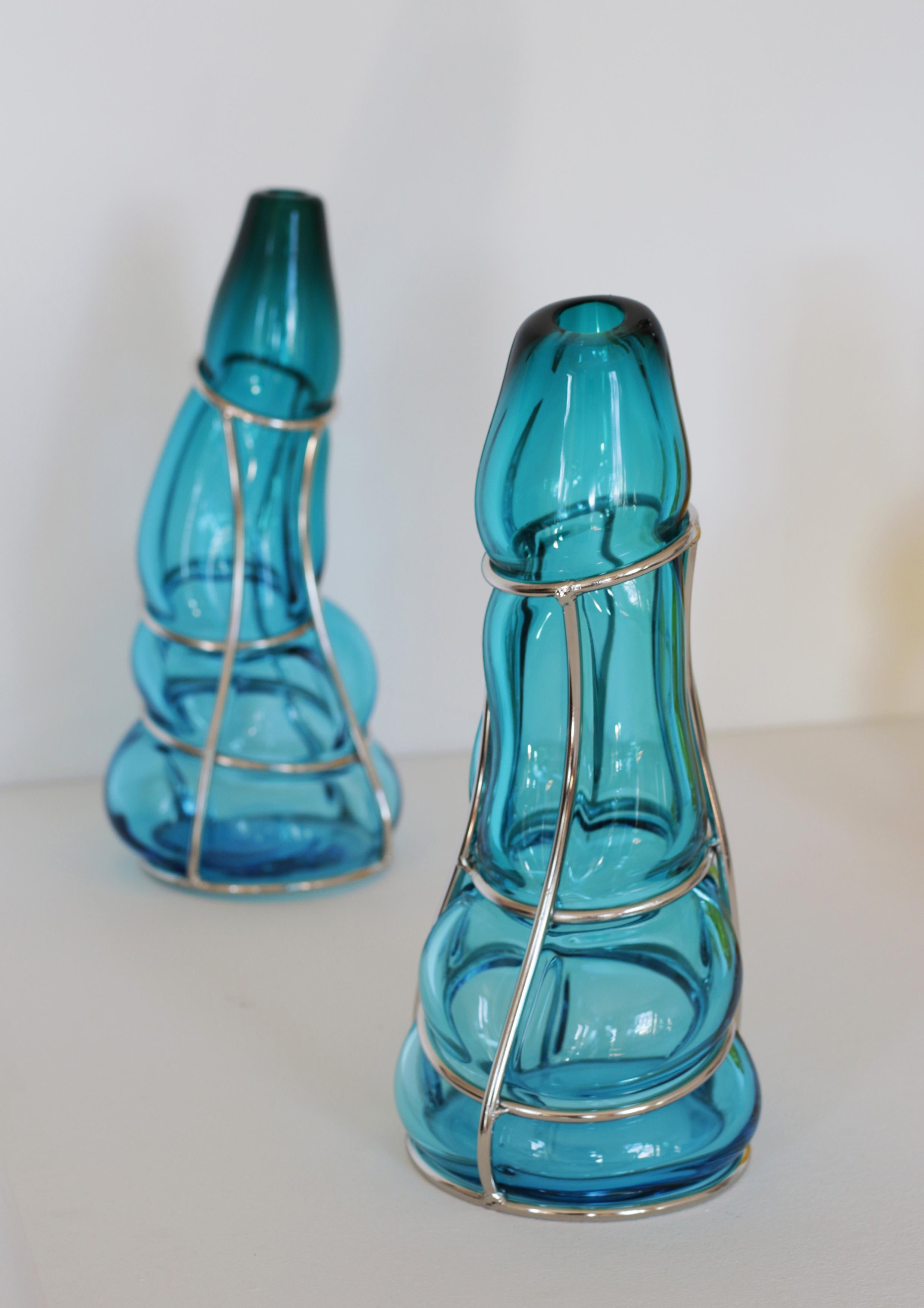 Altro Vaso scultura Aqcuamare Babà di Alice Crepaldi in vendita