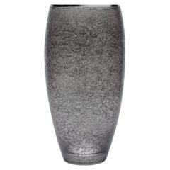 Aqua 317 Black Glass Decorative Vase