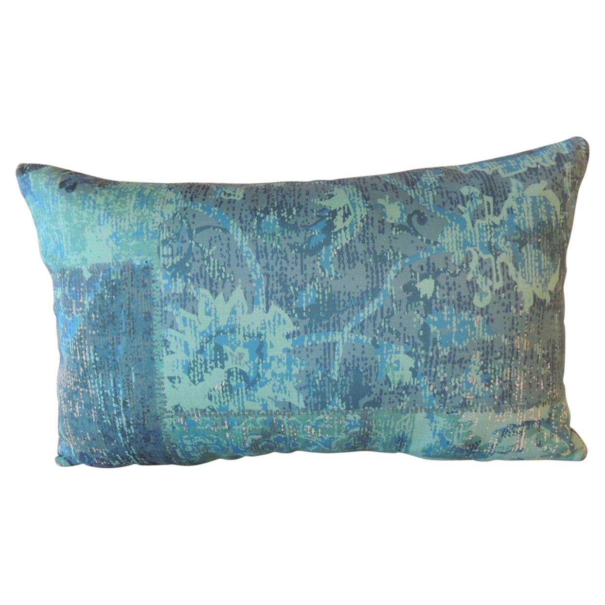 Red Satin Cotton Modern Lumbar Decorative Pillow For Sale at 1stDibs