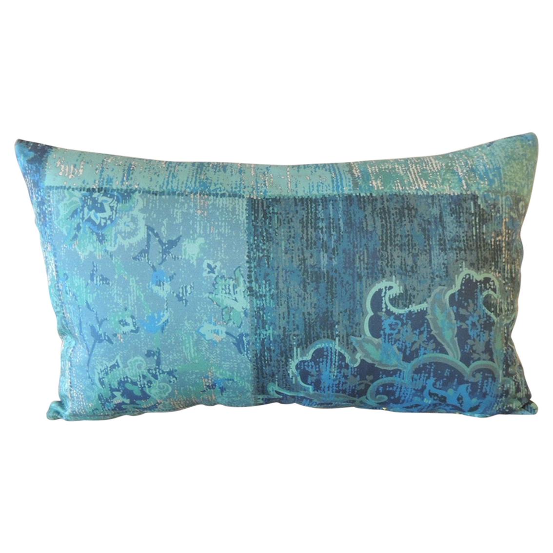 Red Satin Cotton Modern Lumbar Decorative Pillow For Sale at 1stDibs