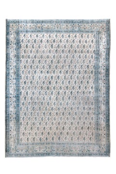 Aqua Blue Leaf Khorassan
