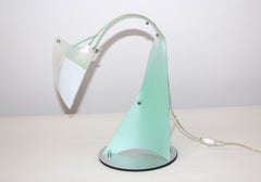 Aqua Blue Vintage Table Lamp Modern by Massimiliano Dutti 2000 for Slamp Italy