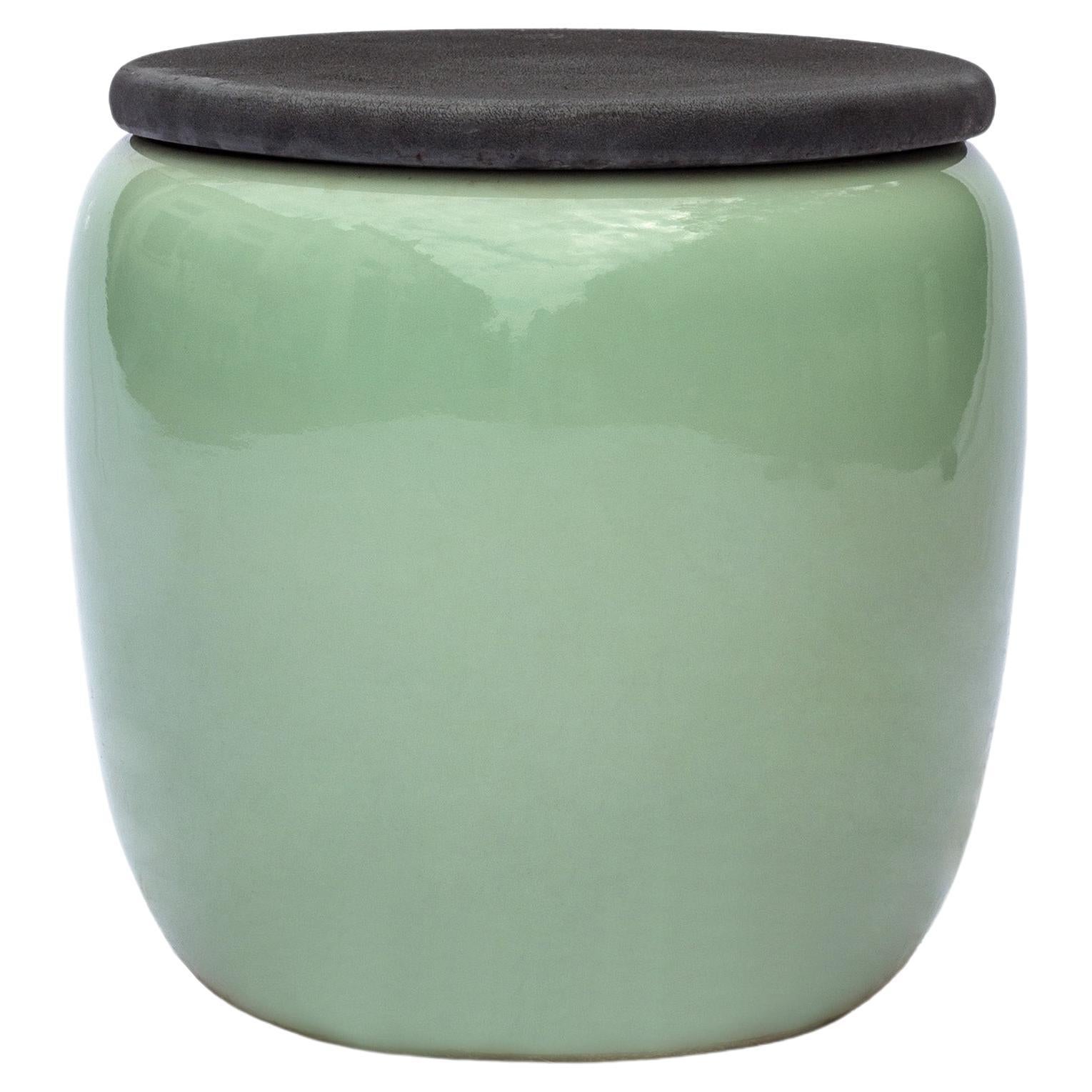 Aqua Botanica-Hocker von WL Ceramics im Angebot