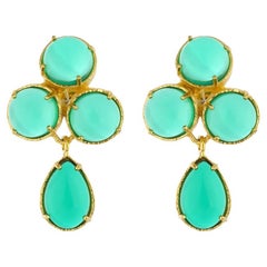 Boucles d'oreilles Aqua - Greene & Greene