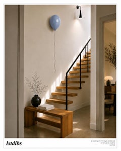 Sculpture en forme de ballon en céramique vert pomme pour mur ou plafond - Taille classique