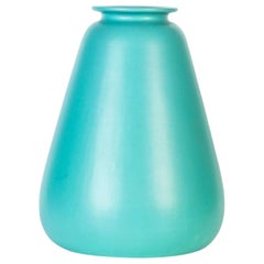 Aqua Green Ceramic Vase by Ceramiche Nove, Italy, 1950s