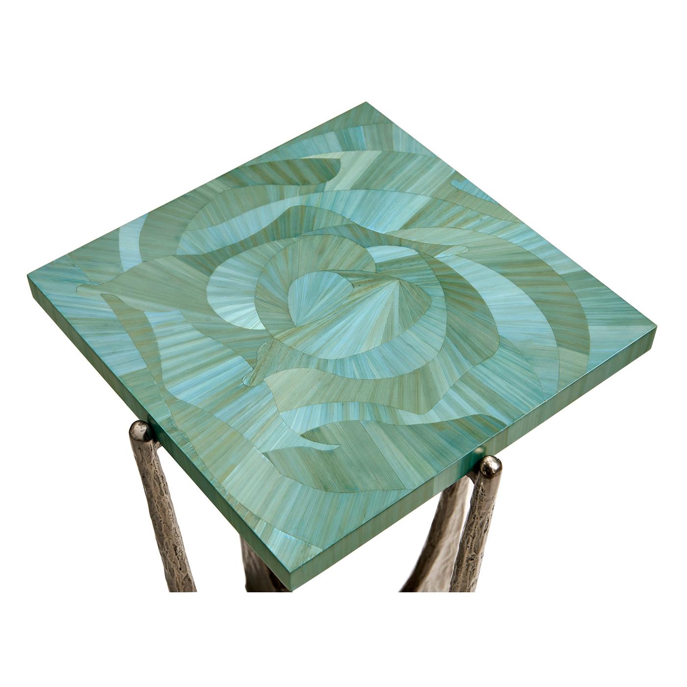 Table d'appoint carrée Aqua Mist Neuf - En vente à Westwood, NJ