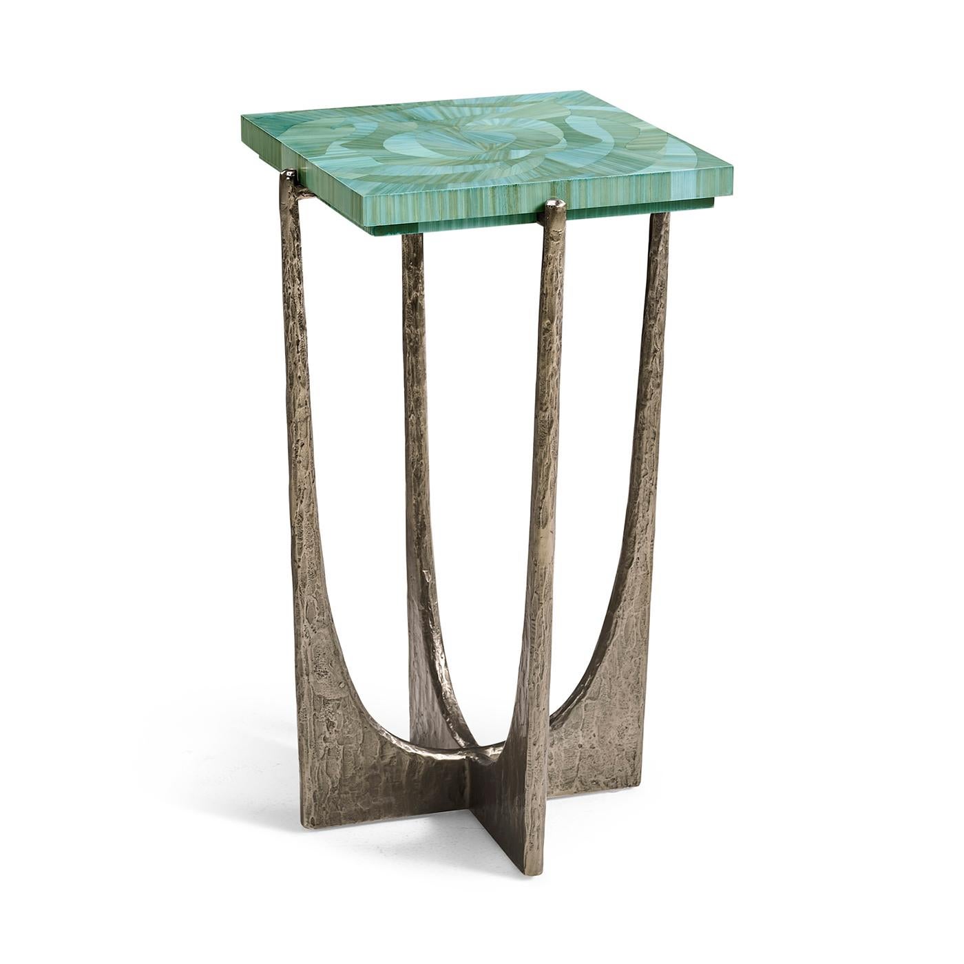 Table d'appoint carrée Aqua Mist
