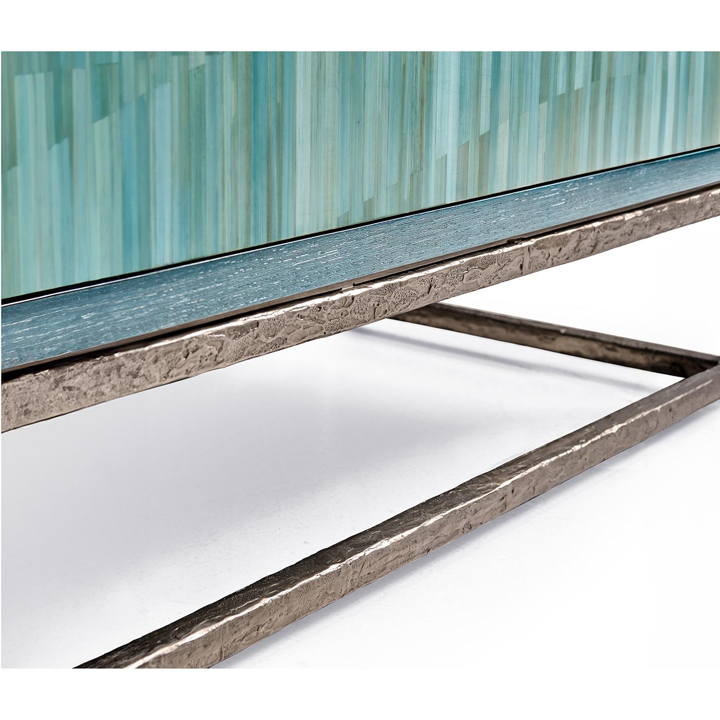 Commode à trois tiroirs Aqua Mist en vente 2